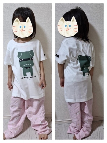 キッズ用Ｔシャツ　モデル.JPG